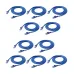 Cable de Red StarTech.com - Cat6 - RJ-45 - 1.5M - Azul - 10 Piezas - N6PATCH5BL10PK