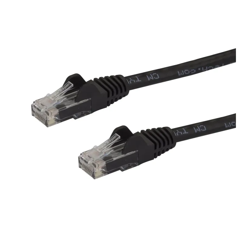 Cable de Red StarTech.com - Cat6 - RJ-45 - 1.8M - Negro - N6PATCH6BK
