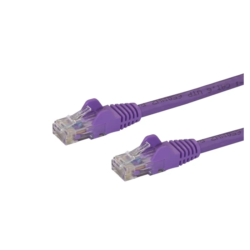 Cable de Red StarTech.com - Cat6 - RJ-45 - 15cm - Morado - N6PATCH6INPL