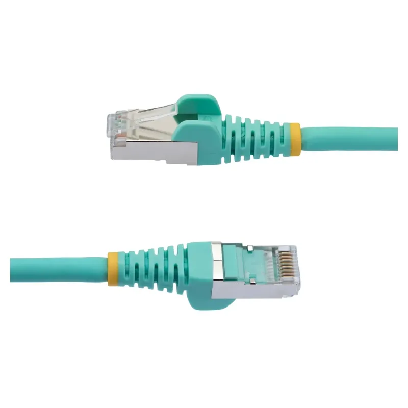 Cable de Red StarTech - Cat6A - RJ-45 - 4.5M - Aguamarina - NLAQ-15F-CAT6A-PATCH