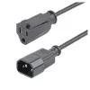 Cable de Poder StarTech.com PAC10010PK - NEMA 5-15R a C14 - 30 cm - 10 Piezas - PAC10010PK