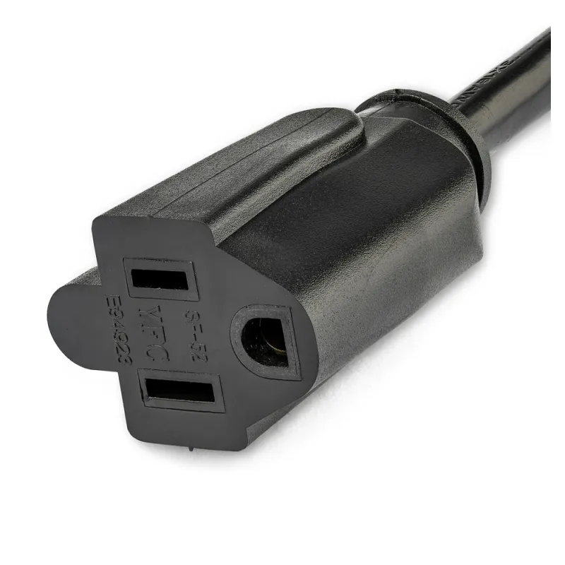 Cable de Poder StarTech.com PAC101R3 - 90cm - NEMA 5-15R a NEMA 5-15P - Acodado a la Derecha Macho - PAC101R3