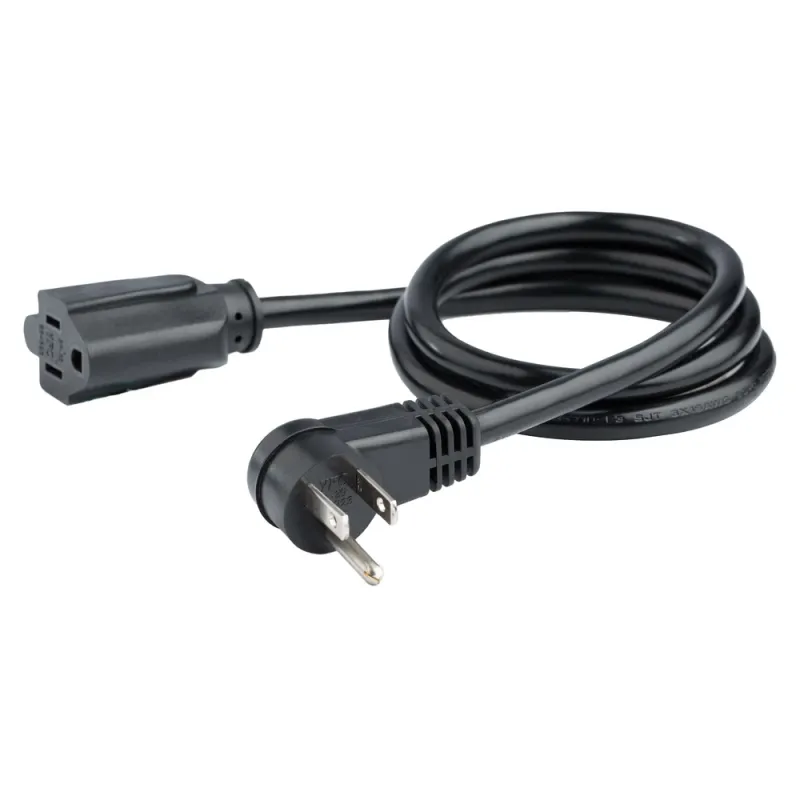 Cable de Poder StarTech.com PAC101R3 - 90cm - NEMA 5-15R a NEMA 5-15P - Acodado a la Derecha Macho - PAC101R3