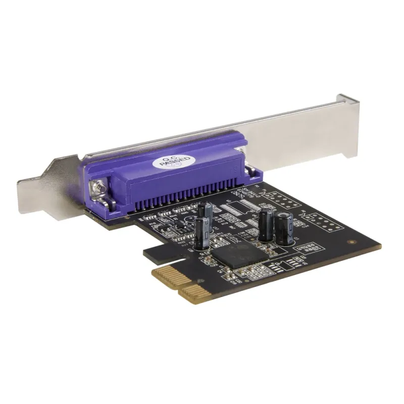 Tarjeta PCI Express StarTech.com PEX1P2 - 1 Puerto Paralelo - Tarjeta Adaptadora PCIe a DB25 Paralelo - PEX1P2