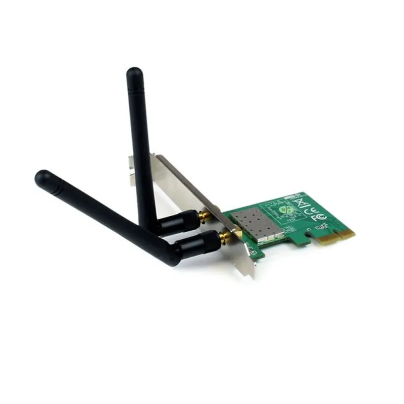 Tarjeta de Red StarTech.com - PCI-Express - 2.4 ~ 2.484 GHz - 300 Mbit/s - 2 Antenas Externas - PEX300WN2X2
