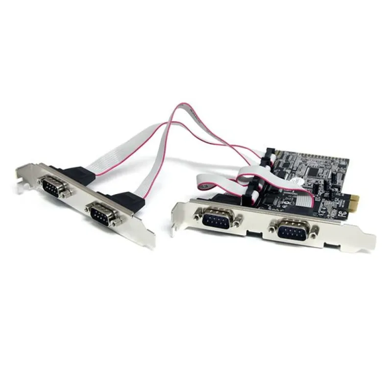 Tarjeta Adaptadora StarTech.com - PCI Express - 4x RS232 - 2x DB-9 - PEX4S553