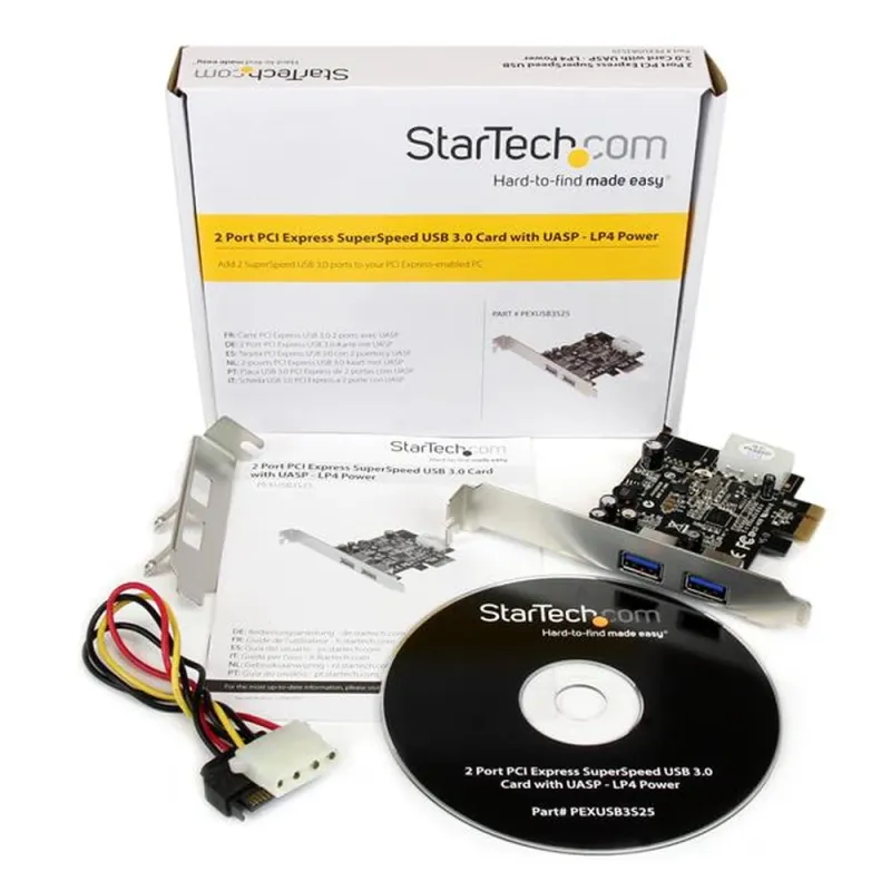 Tarjeta de Expansión StarTech.com - PCI-Express - 2x USB 3.0 - PEXUSB3S25