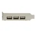 Tarjeta de Expansión StarTech.com - PCI-Express - 3x USB 2.0 Externo - 1x USB Interno - PEXUSB4DP