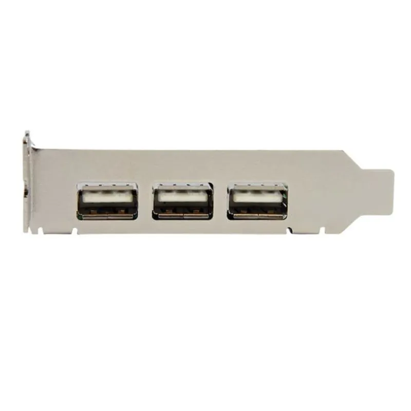 Tarjeta de Expansión StarTech.com - PCI-Express - 3x USB 2.0 Externo - 1x USB Interno - PEXUSB4DP