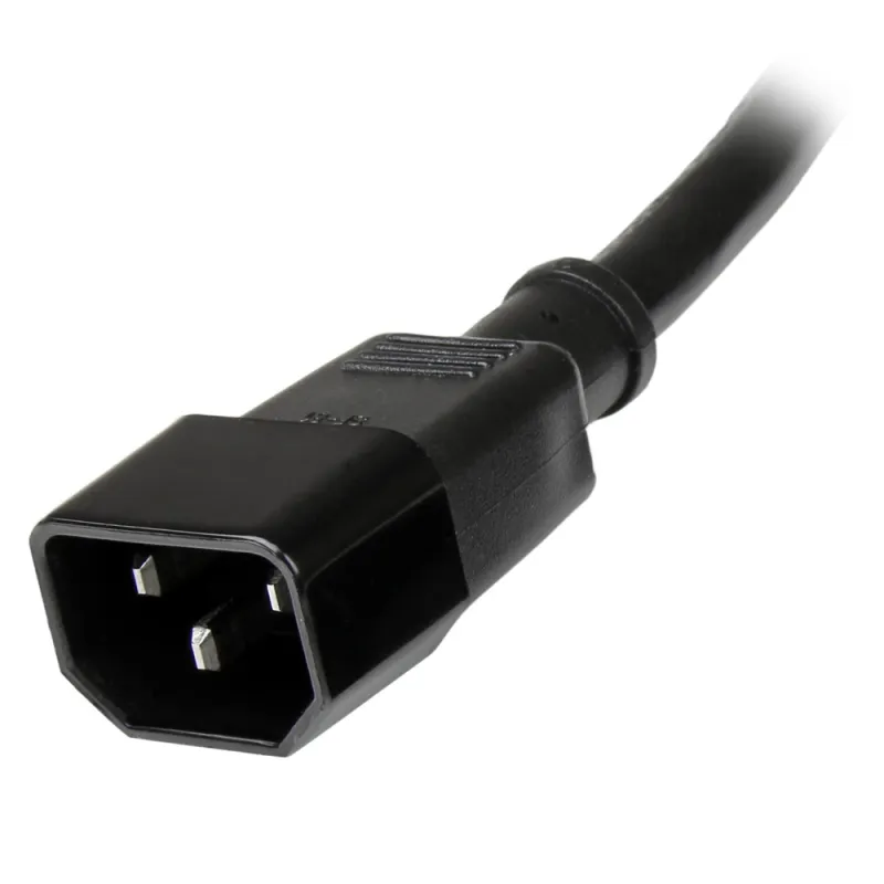 Cable StarTech.com 14 AWG Extension 90cm - Alimentación de Ordenador C14 a C13 - PXT100143