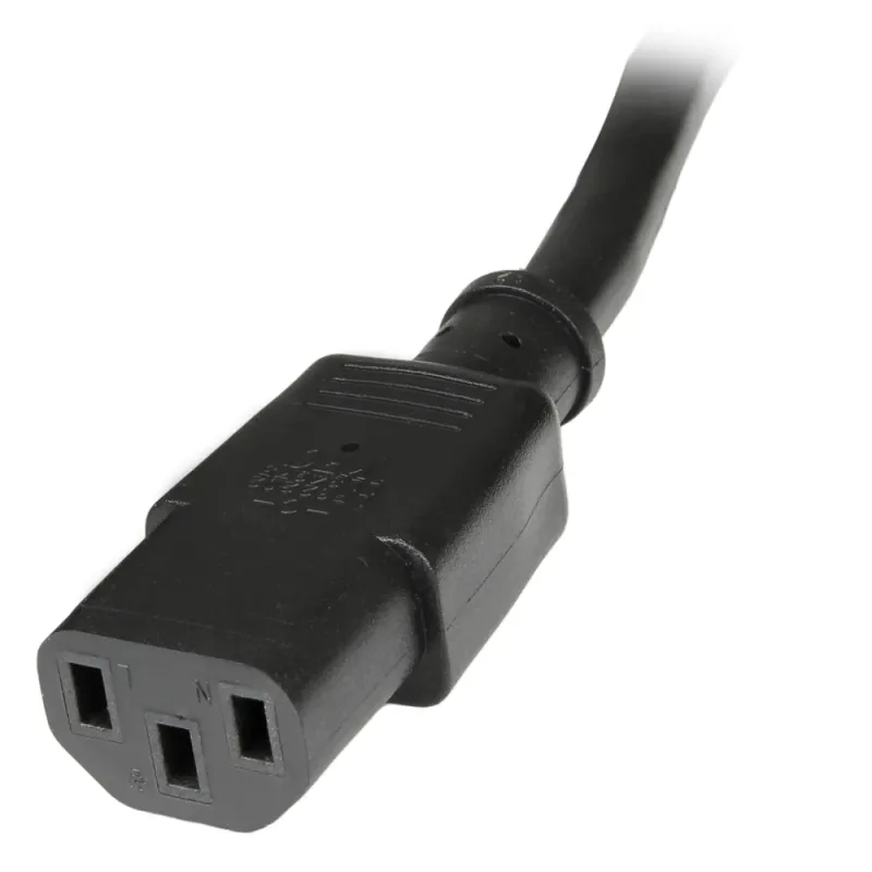 Cable StarTech.com 14 AWG Extension 90cm - Alimentación de Ordenador C14 a C13 - PXT100143