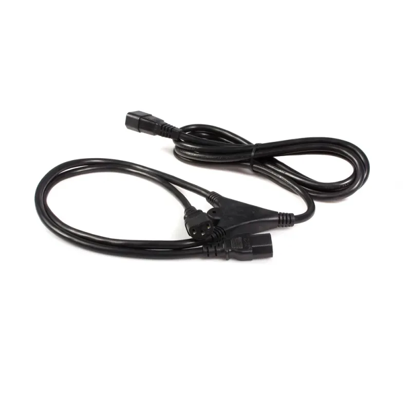 Cable StarTech.com PXT100Y - Adaptador - 3M - C14 IEC320 a 2x C13 - PXT100Y
