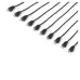 Cable de Poder StarTech.com - NEMA 5-15P a C13 - 3 mts - 10 Piezas - PXT1011010PK