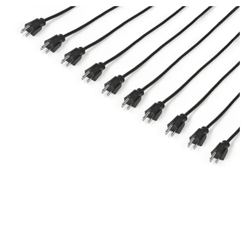 Cable de Poder StarTech.com - NEMA 5-15P a C13 - 3 mts - 10 Piezas - PXT1011010PK