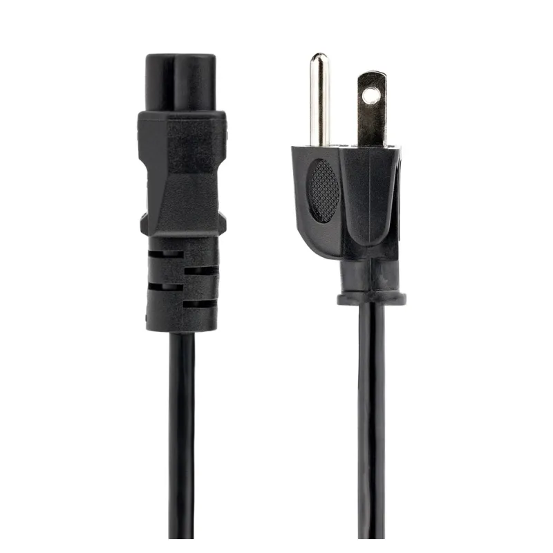 Cable StarTech.com PXT101NB3S - Estándar para Laptop NEMA 5-15P a C5 - 1.8 M - PXT101NB3S