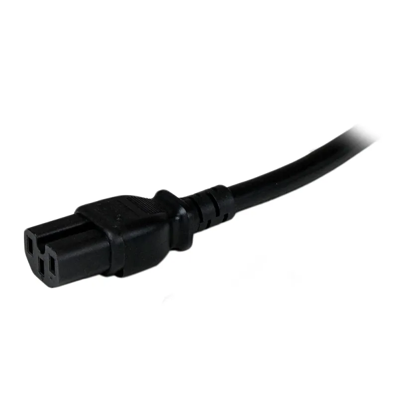 Cable de Alimentación StarTech.com 1.2m - 14AWG de PC - Nema5-15P a C15 Tierra - PXT515C154