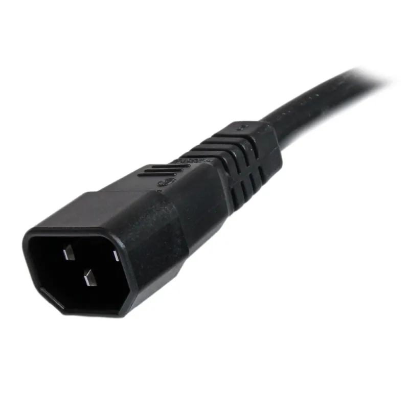 Cable StarTech.com 1.8m 14 AWG Adaptador Jumper Bridge IEC C14 a IEC C15 para Servidor UPS - PXTC14C156