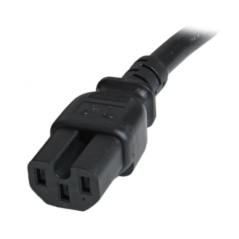 Cable StarTech.com 1.8m 14 AWG Adaptador Jumper Bridge IEC C14 a IEC C15 para Servidor UPS - PXTC14C156