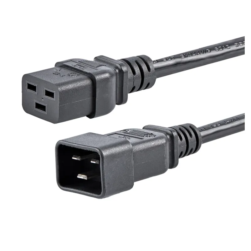 Cable de Energía StarTech.com PXTC19C20146 - 1.8M - C19 a C20 - 14 AWG - Conecta un servidor con una unidad de alimentación - PXTC19C20146