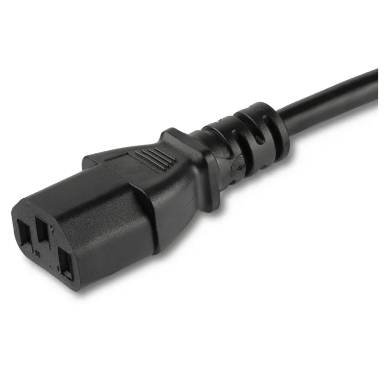 Cable de Alimentación StarTech.com - 3M - Plano Nema 5-15P a C13 para PC - PXTF10110