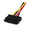 Cable de Alimentación StarTech.com - Molex 4 Pines - 2x SATA 15 Pines - 30 cm - PYO2LP4LSATA