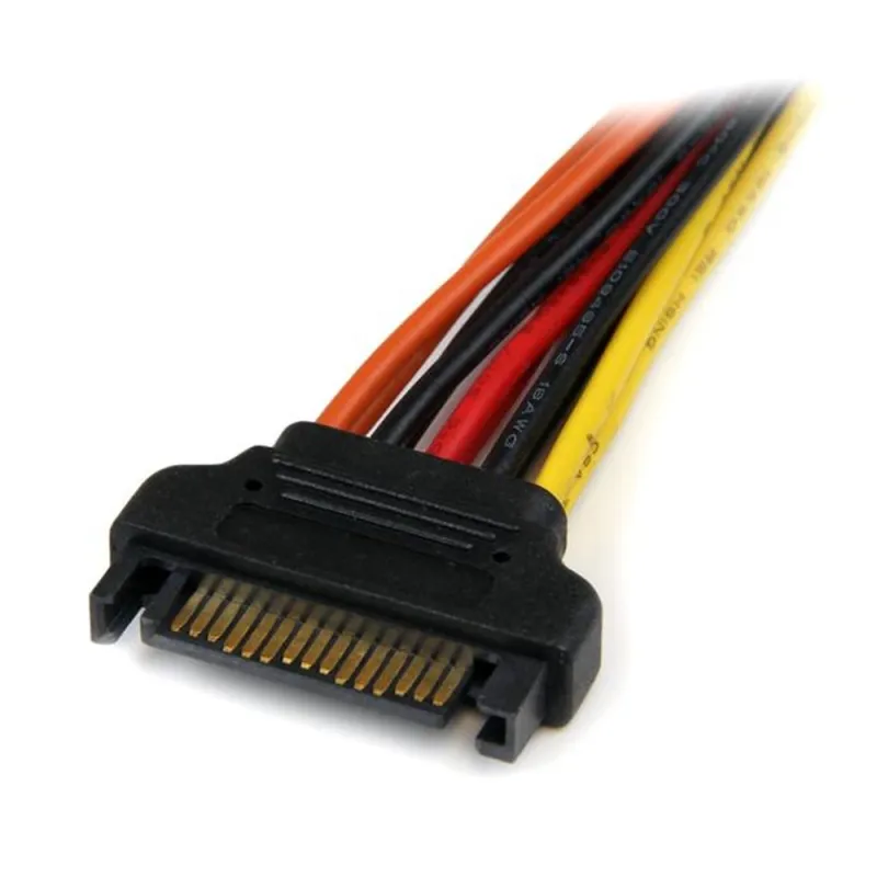 Cable de Alimentación StarTech.com - SATA 15 Pines - 15 cm - PYO2LSATA