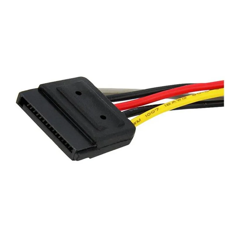 Cable de Alimentación StarTech.com - 15 Pines - 2x SATA - 15cm - PYO2SATA