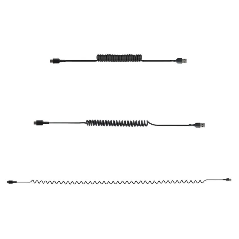 Cable StarTech.com - USB-A a USB-C - Espiral - 1M - R2ACC-1M-USB-CABLE