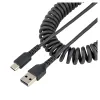 Cable StarTech.com - USB-A a USB-C - Espiral - 50cm - R2ACC-50C-USB-CABLE