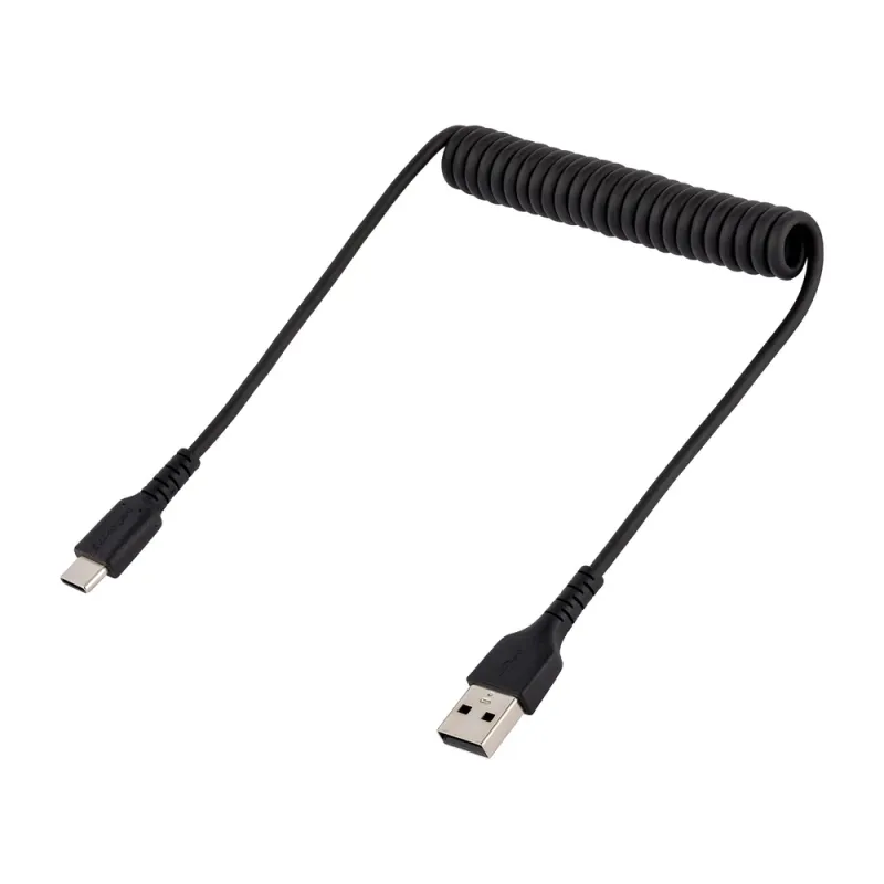 Cable StarTech.com - USB-A a USB-C - Espiral - 50cm - R2ACC-50C-USB-CABLE