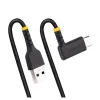 Cable StarTech.com - USB-A a USB-C - 1 m - Acodado - R2ACR-1M-USB-CABLE