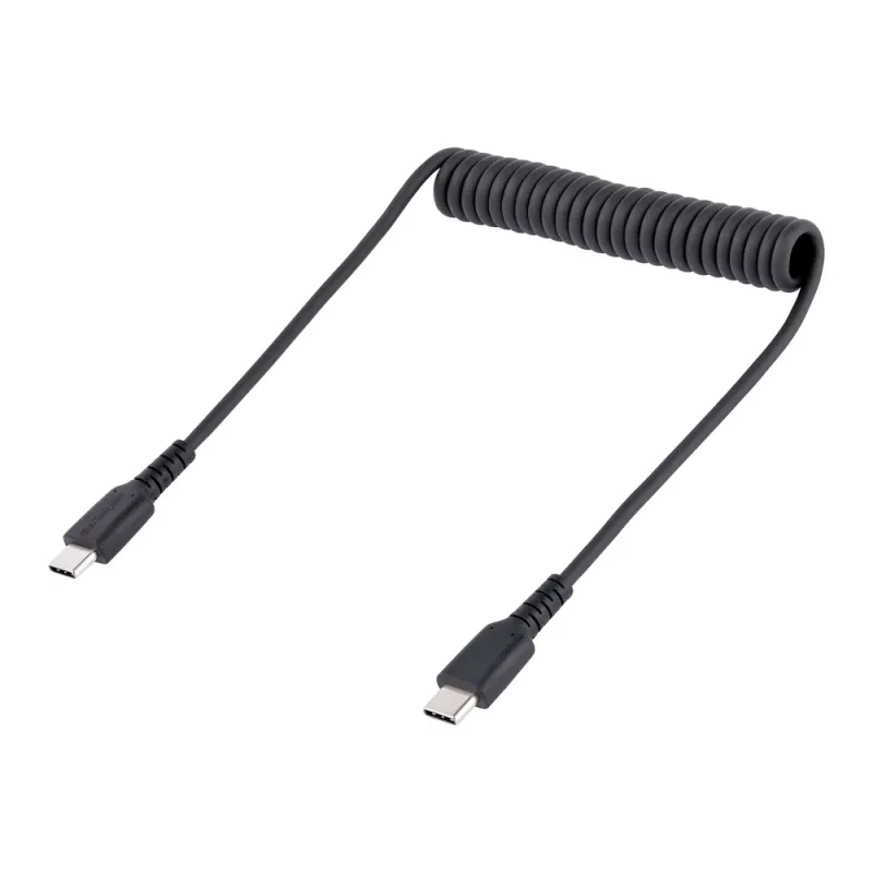 Cable StarTech.com - USB-C a USB-C - Espiral - 50cm - R2CCC-50C-USB-CABLE
