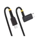 Cable StarTech.com - USB-C a USB-C - 1 m - Acodado - R2CCR-1M-USB-CABLE Cable StarTech.com - USB-C a USB-C - 1 m - Acodado - R2CCR-1M-USB-CABLE
