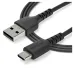 Cable USB StarTech.com RUSB2AC1MB - USB 2.0 a USB-C - 1 M - Fibra Aramida - Negro - RUSB2AC1MB Cable USB StarTech.com RUSB2AC1MB - USB 2.0 a USB-C - 1 M - Fibra Aramida - Negro - RUSB2AC1MB