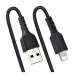 Cable StarTech.com - USB-A a Lightning - Espiral - 50cm - Negro - RUSB2ALT50CMBC Cable StarTech.com - USB-A a Lightning - Espiral - 50cm - Negro - RUSB2ALT50CMBC