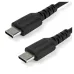 Cable USB StarTech.com RUSB2CC1MB - USB Tipo C - 1 M - Fibra Aramida - Negro - RUSB2CC1MB Cable USB StarTech.com RUSB2CC1MB - USB Tipo C - 1 M - Fibra Aramida - Negro - RUSB2CC1MB