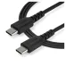 Cable USB StarTech.com RUSB2CC1MB - USB Tipo C - 1 M - Fibra Aramida - Negro - RUSB2CC1MB Cable USB StarTech.com RUSB2CC1MB - USB Tipo C - 1 M - Fibra Aramida - Negro - RUSB2CC1MB