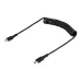 Cable StarTech.com - USB-C a Lightning - Espiral - 1m - Negro - RUSB2CLT1MBC Cable StarTech.com - USB-C a Lightning - Espiral - 1m - Negro - RUSB2CLT1MBC