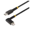 Cable StarTech.com - USB-C a Lightning - 2m - Negro - RUSB2CLTMM2MR