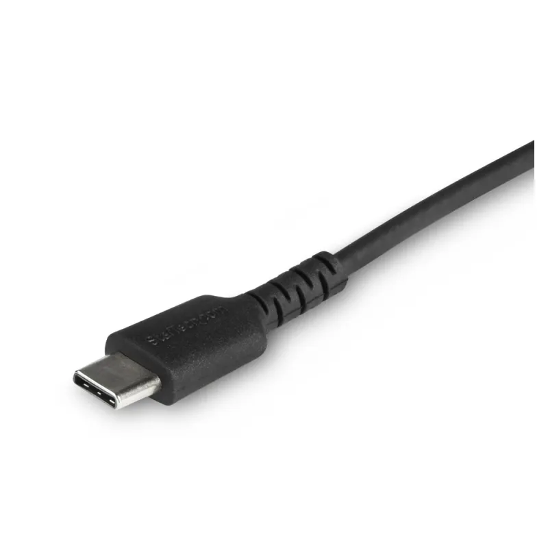 Cable USB StarTech.com RUSBCLTMM1MB - USB-C a Lightning - 1 M - Fibra Aramida - Negro - RUSBCLTMM1MB