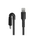 Cable USB StarTech.com RUSBCLTMM1MB - USB-C a Lightning - 1 M - Fibra Aramida - Negro - RUSBCLTMM1MB Cable USB StarTech.com RUSBCLTMM1MB - USB-C a Lightning - 1 M - Fibra Aramida - Negro - RUSBCLTMM1MB