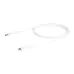 Cable USB StarTech.com RUSBCLTMM1MW - USB-C a Lightning - 1 M - Fibra Aramida - Blanco - RUSBCLTMM1MW