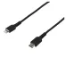 Cable USB StarTech.com RUSBCLTMM2MB - USB-C a Lightning - 2 Mts - Fibra Aramida - Negro - RUSBCLTMM2MB Cable USB StarTech.com RUSBCLTMM2MB - USB-C a Lightning - 2 Mts - Fibra Aramida - Negro - RUSBCLTMM2MB