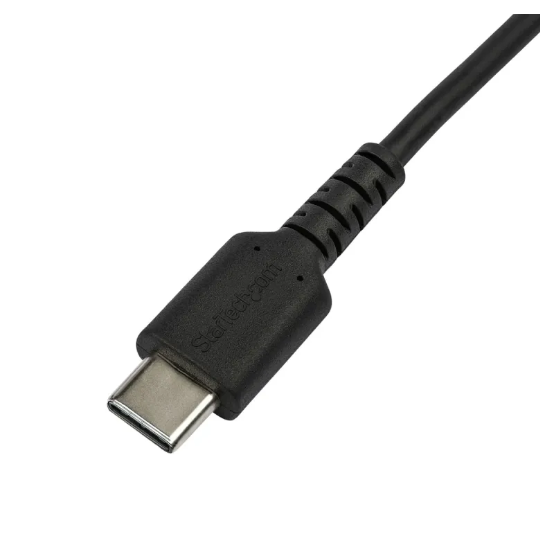 Cable USB StarTech.com RUSBCLTMM2MB - USB-C a Lightning - 2 Mts - Fibra Aramida - Negro - RUSBCLTMM2MB