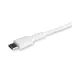 Cable USB StarTech.com RUSBCLTMM1MW - USB-C a Lightning - 1 M - Fibra Aramida - Blanco - RUSBCLTMM1MW
