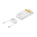 Cable USB StarTech.com RUSBCLTMM2MW - USB-C a Lightning - 2 Mts - Fibra Aramida - Blanco - RUSBCLTMM2MW