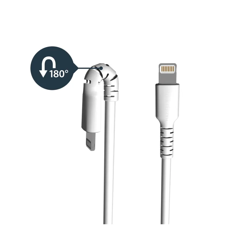 Cable Startech.com RUSBLTMM1M - USB Lightning - 1M - Blanco - RUSBLTMM1M