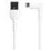 Cable Acodado USB StarTech.com RUSBLTMM2MWR - USB a Lightning - 2 Mts - Blanco - RUSBLTMM2MWR