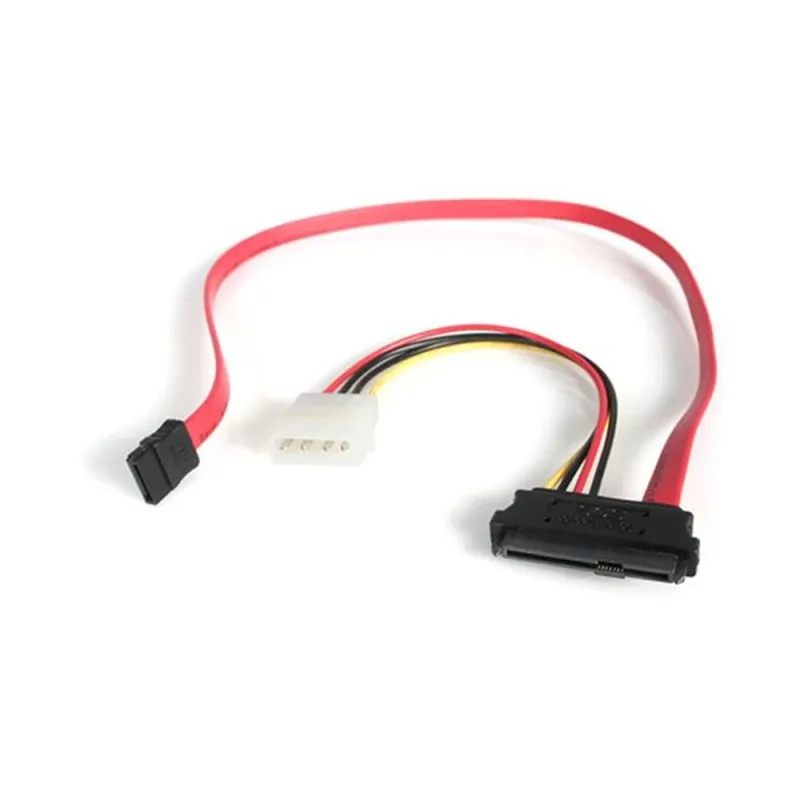 Cable de Alimentación StarTech.com - SAS 29 Pines a Molex 4 Pines - SATA 15 Pines - SAS729PW18