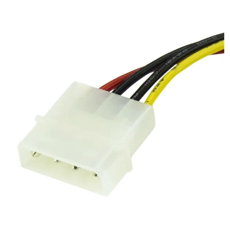 Cable de Alimentación StarTech.com SATAPOWADAP - Molex 4 Pines a SATA 15 Pines - 15cm - SATAPOWADAP